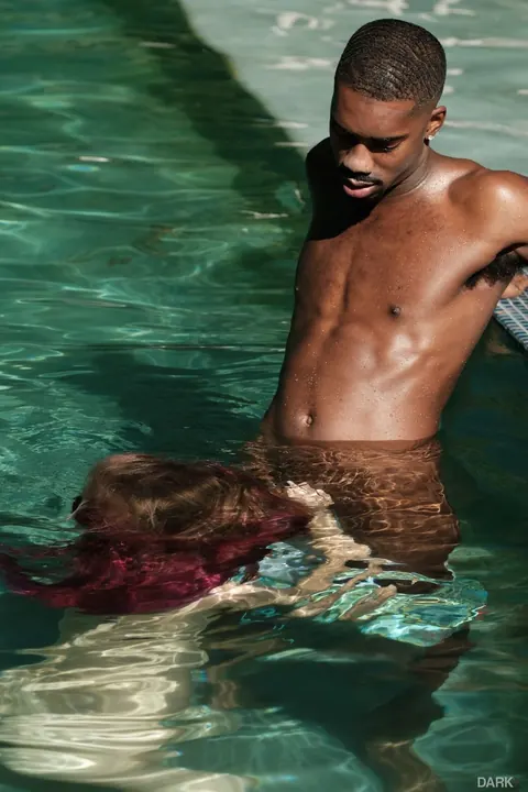 Haley Reed: Tall Slim Blonde in a Bikini Gives Interracial Blowjob and Swallows – photo 6 of 17