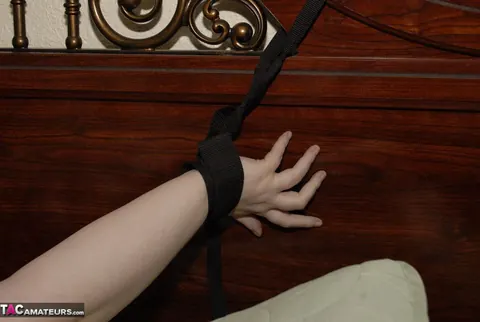 Redhead MILF with Big Tits Bound and Flogged in the Bedroom – photo 17 of 20
