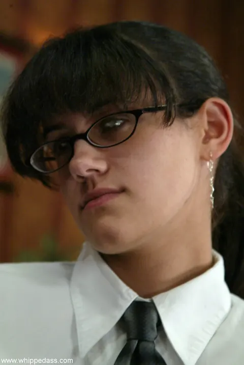 Penny Barber: Busty Latina MILF in Glasses Dominates Brunette in the Office Bondage – photo 6 of 20