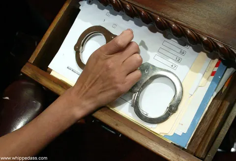 Penny Barber: Busty Latina MILF in Glasses Dominates Brunette in the Office Bondage – photo 11 of 20