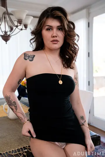 Trans Woman in Lingerie Sucks Cock and Takes Bareback Anal