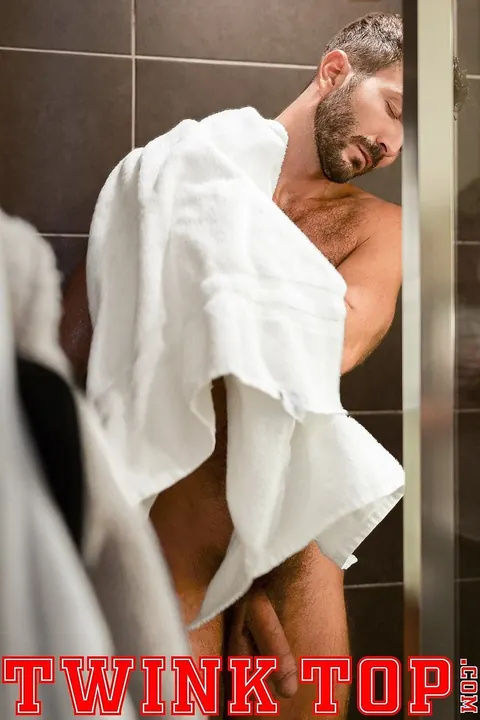 Hairy Older Man Fucks Twink Doggy Style in the Bathroom – photo 3 of 20