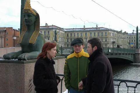 Redhead European Takes a Threesome and Cum on Her Ass – photo 2 of 16