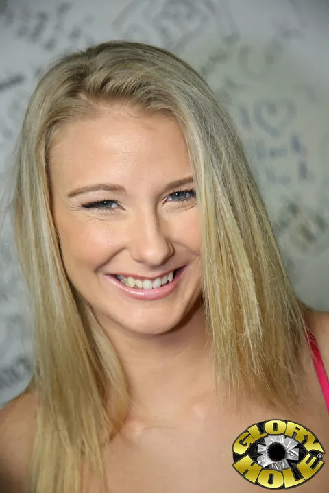 Natalie Norton: Blonde with Big Tits Sucks BBC at Gloryhole – photo 6 of 21