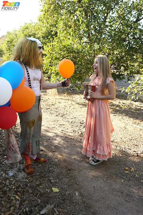 Lilly Ford: Slim Blonde in Costume Fucks Outdoors – photo 6 of 21