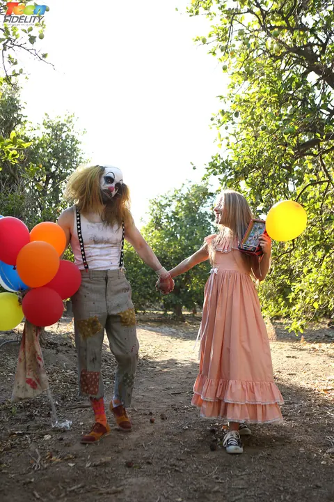 Lilly Ford: Slim Blonde in Costume Fucks Outdoors – photo 7 of 21