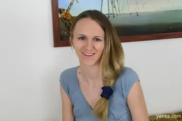 Jacqueline Summers – Tall Skinny Blonde Fingers Her Pussy in Socks