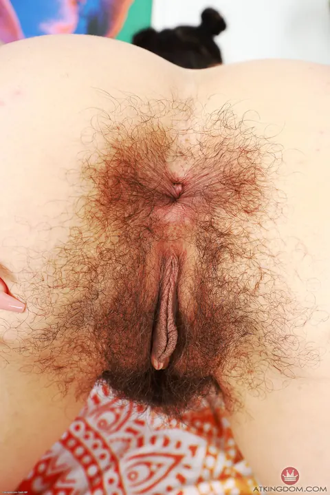 Slim Petite Babe Spreads Her Hairy Pussy and Ass – photo 20 of 21