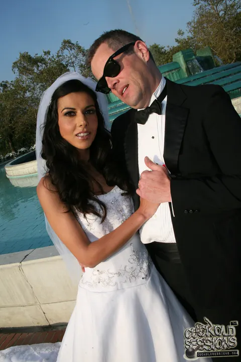Lou Charmelle: Slim Brunette MILF Bride Takes BBC Cum in Her Pussy – photo 1 of 21
