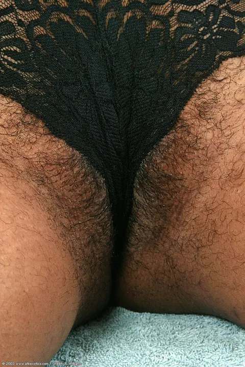Shadow: Ebony Blonde MILF Spreads Her Hairy Pussy and Shows Her Tattoo – photo 5 of 20