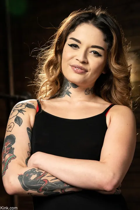 Vanessa Vega: Tattooed Latina in Bondage Squirts with a Dildo – photo 20 of 20