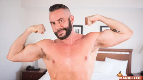 Athletic Man Strokes His Big Cock – photo 17 of 20