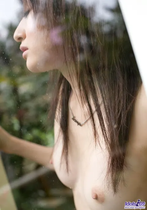 Misa Shinozaki: Japanese Brunette Strips to Panties and Crosses Her Legs – photo 14 of 16