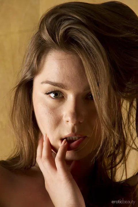 Lily C: European Brunette Flashes Her Hairy Pussy in a Short Skirt – photo 15 of 16