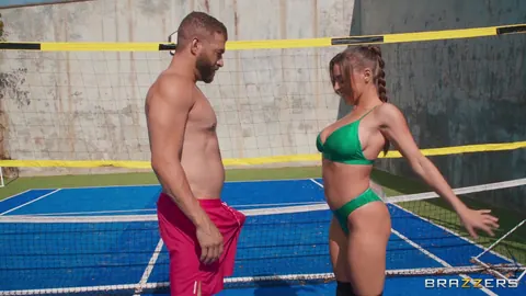 Josephine Jackson: Busty Brunette Sucks and Fucks Outdoors in a Bikini – photo 3 of 21