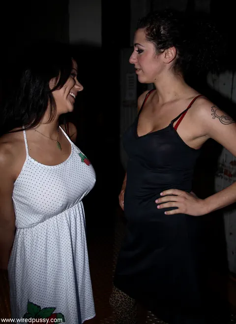 Nadia Styles: Busty Latina MILF Dominates Bound Woman Outdoors – photo 10 of 20
