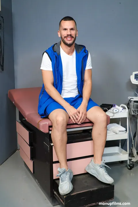 Hairy Doctor Sucks Cock and Takes It Doggy Style – photo 4 of 21