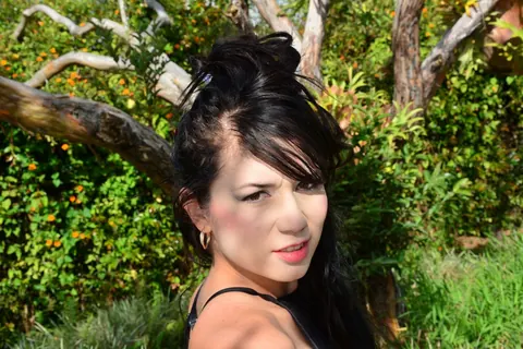 Camila Rios: Colombian Brunette Strips Out of Her Lingerie Outdoors – photo 12 of 17