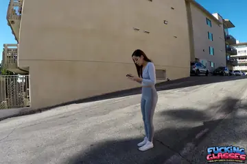 Vanna Bardot – Slim Brunette in Yoga Pants Gets Fucked Doggy Style in POV