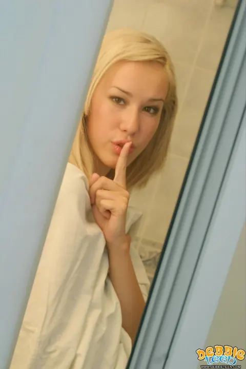 Blonde PAWG Undresses and Spreads in the Bathroom – photo 2 of 15