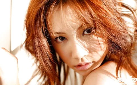 Reika Shiina: Japanese Redhead Strips Off Her Lingerie and Stockings – photo 6 of 15