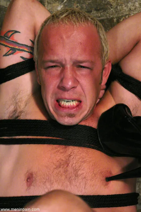 Claire Adams: Blonde and Redhead MILFs Dominate Men in Bondage Group Sex – photo 5 of 21