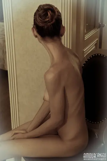 Skinny Latina Strips Out of Her Bikini and Spreads Her Shaved Pussy
