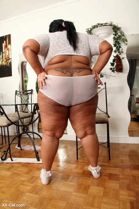 Cotton Candi: Mature Ebony BBW Shows Her Monster Tits in Socks – photo 5 of 20