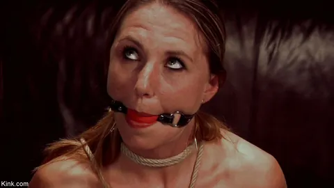 Sasha Lexing: Redhead Strips Nude and Gets Hogtied – photo 11 of 21