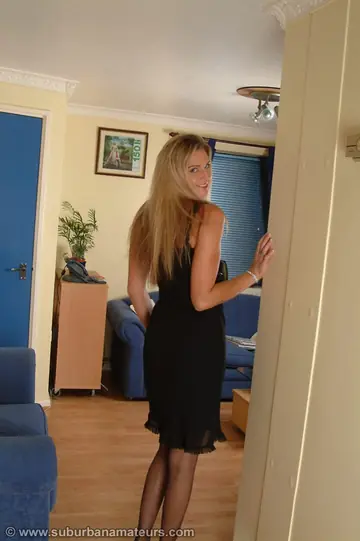 Tall British MILF Toys Her Ass in Lingerie and Stockings