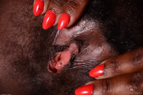 Ebony BBW with Big Tits Undresses and Shows Her Hairy Bush – photo 20 of 21