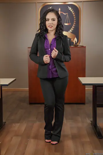 Kristina Rose – Thick Latina MILF Strips Out of Her Suit and Spreads Her Asshole in Heels