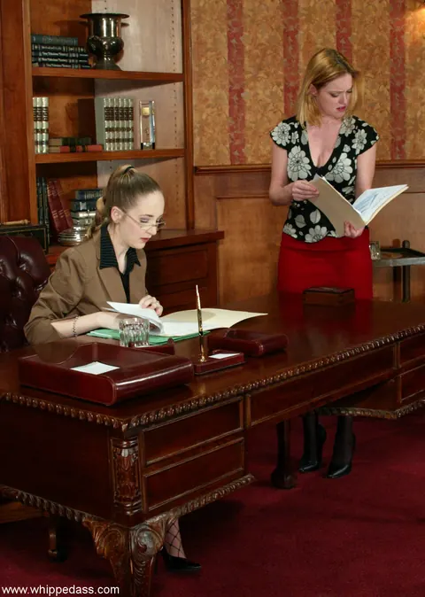 Chanta Rose: Busty Blonde Boss Ties Up Secretary in the Office – photo 2 of 20