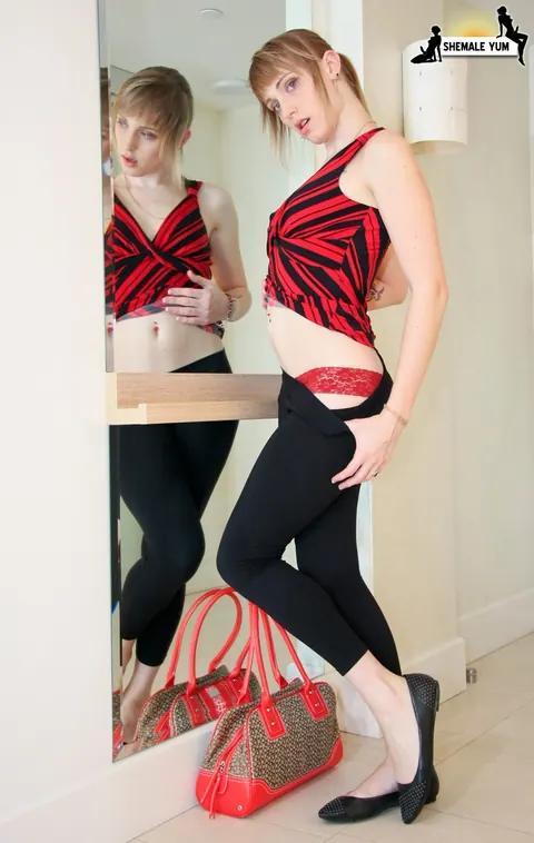 Hairy Trans Woman Strips Nude and Shows Her Body – photo 2 of 16