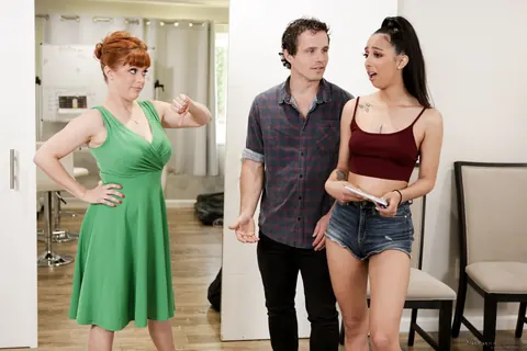 Kiarra Kai: Busty Latina MILF and Petite Redhead Share a Threesome – photo 3 of 21
