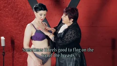 Cleo Dubois & Nerine Mechanique: Two Curvy Brunette MILFs Bound in Bondage – photo 9 of 17