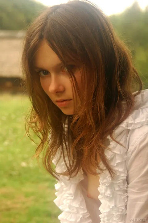 Ukrainian Woman Poses Nude Outdoors Showing Her Small Tits – photo 14 of 21