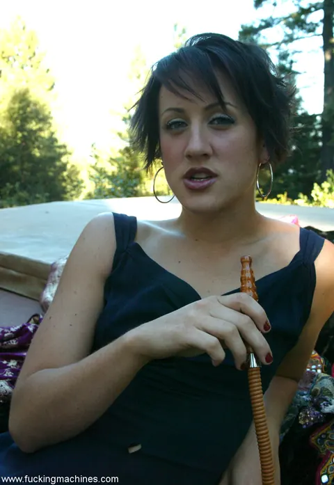 Dylan Ryan: Short-Haired Brunette MILFs Kiss and Share a Sybian in Bikinis – photo 2 of 20