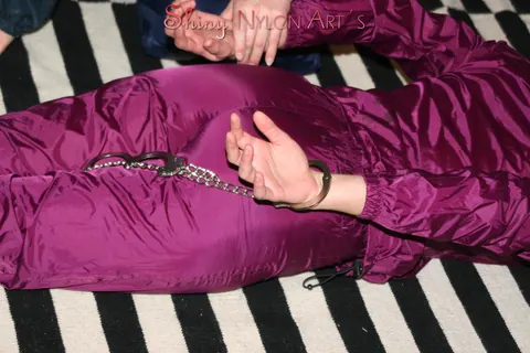 PAWG Restrained in Stockings During Lesbian Bondage – photo 6 of 16