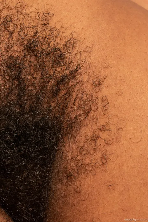 Ebony BBW with Big Tits Spreads Her Hairy Pussy – photo 11 of 20