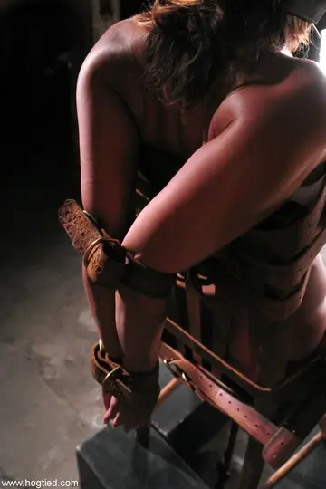Tattooed Asian MILF Bound and Teased with a Vibrator