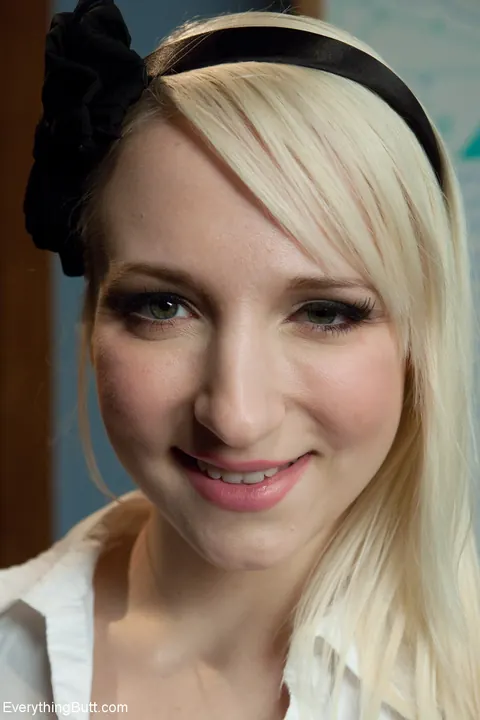Ashley Fires: Blonde Uses Anal Dildo and Licks Pussy in the Office Lesbian Play – photo 1 of 21