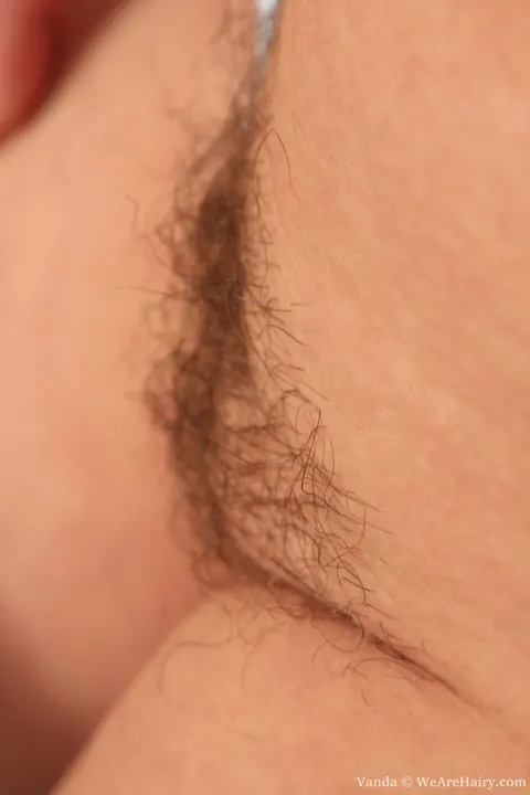 Silvy V: Busty Blonde MILF Undresses and Spreads Her Hairy Pussy Wide – photo 9 of 21