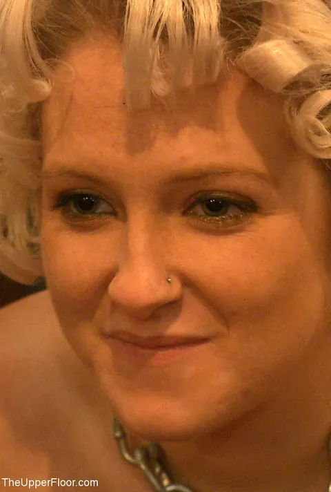 Devon Taylor: BBW Blonde with Big Natural Tits Sucks Cock in Bondage – photo 1 of 21