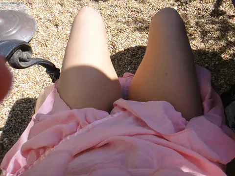 Natasha Vega: Latina Blonde Bares Her Big Tits and Spreads Her Pussy Outdoors – photo 3 of 16