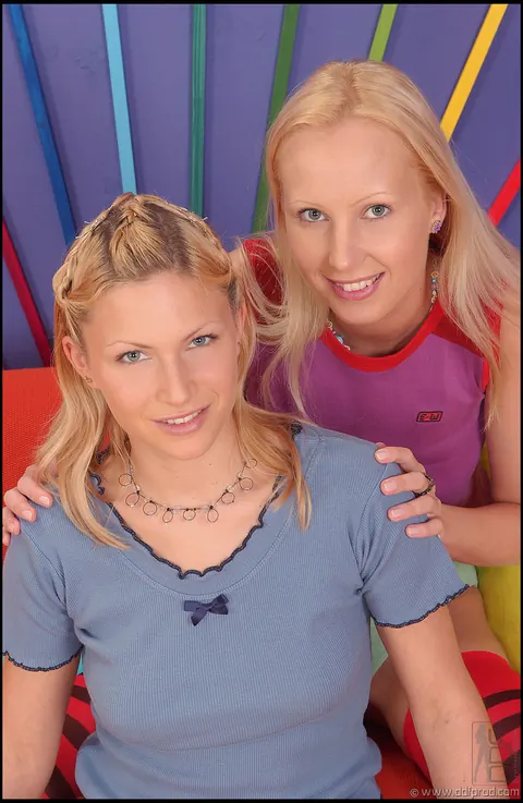 Kathy Blanche: Petite Hungarian Blonde in Socks Spreads and Facesits – photo 1 of 21