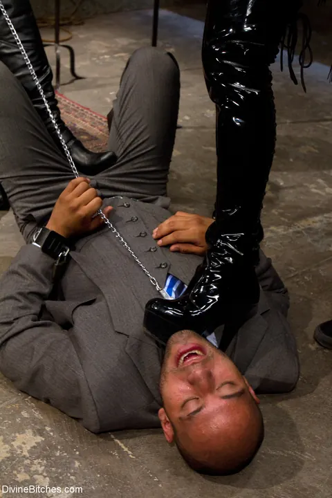Dia Zerva: Two Latina MILFs Dominate a Man with a Strap-On Pegging and Bondage – photo 7 of 21
