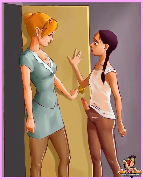 Two Trans Women Swap Anal and Finger Each Other – photo 3 of 12