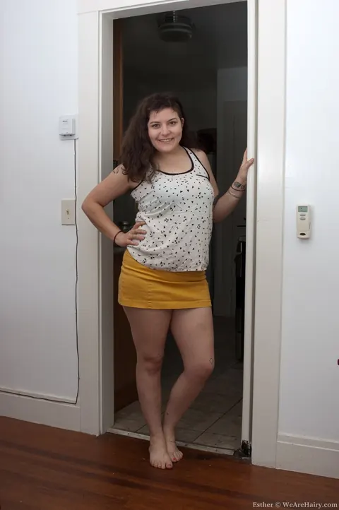 Curly BBW with Big Tits Spreads Her Hairy Pussy – photo 1 of 16