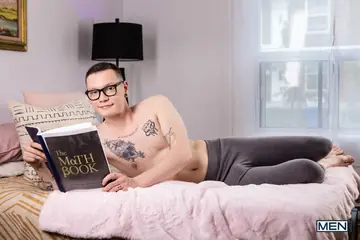 Threesome of Kissing, Sucking, and Anal Ends in Gay Cumshot